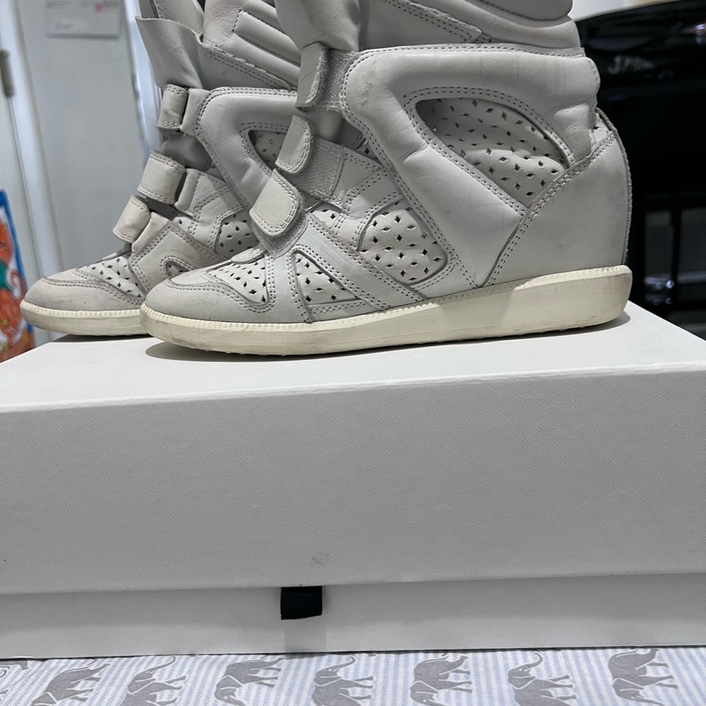 Isabel Marant White Ankle Boots - Picture 2 of 8